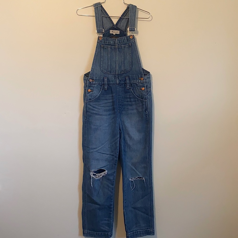 Madewell Denim Straight Leg Overalls